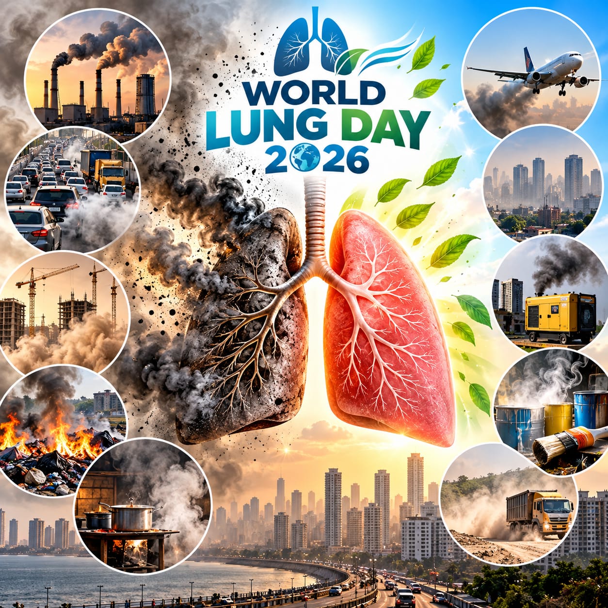 World Lung Day &ndash; 25th September 2026: Mumbai Records 14,396 COPD Deaths, 7,069 Asthma Deaths